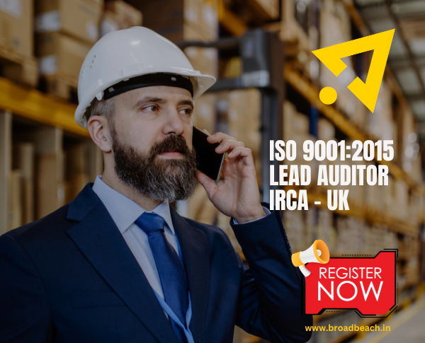  #ISO90012015 #LEAD AUDITOR #IRCA #QMS #BROADBEACH