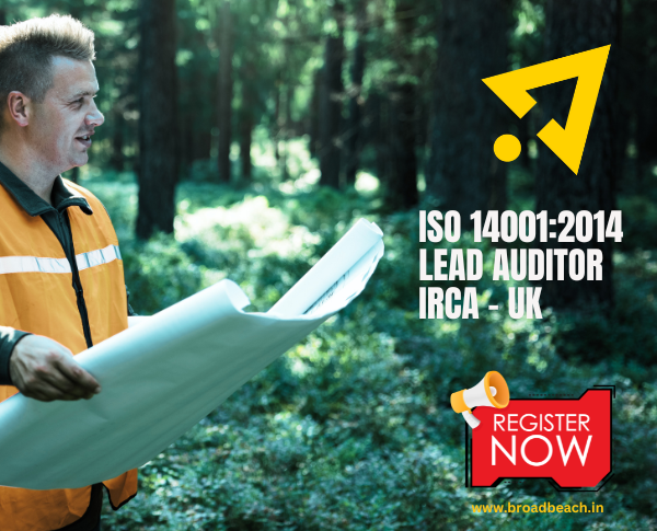  #ISO140012015 #LEAD AUDITOR #IRCA #EMS #BROADBEACH
